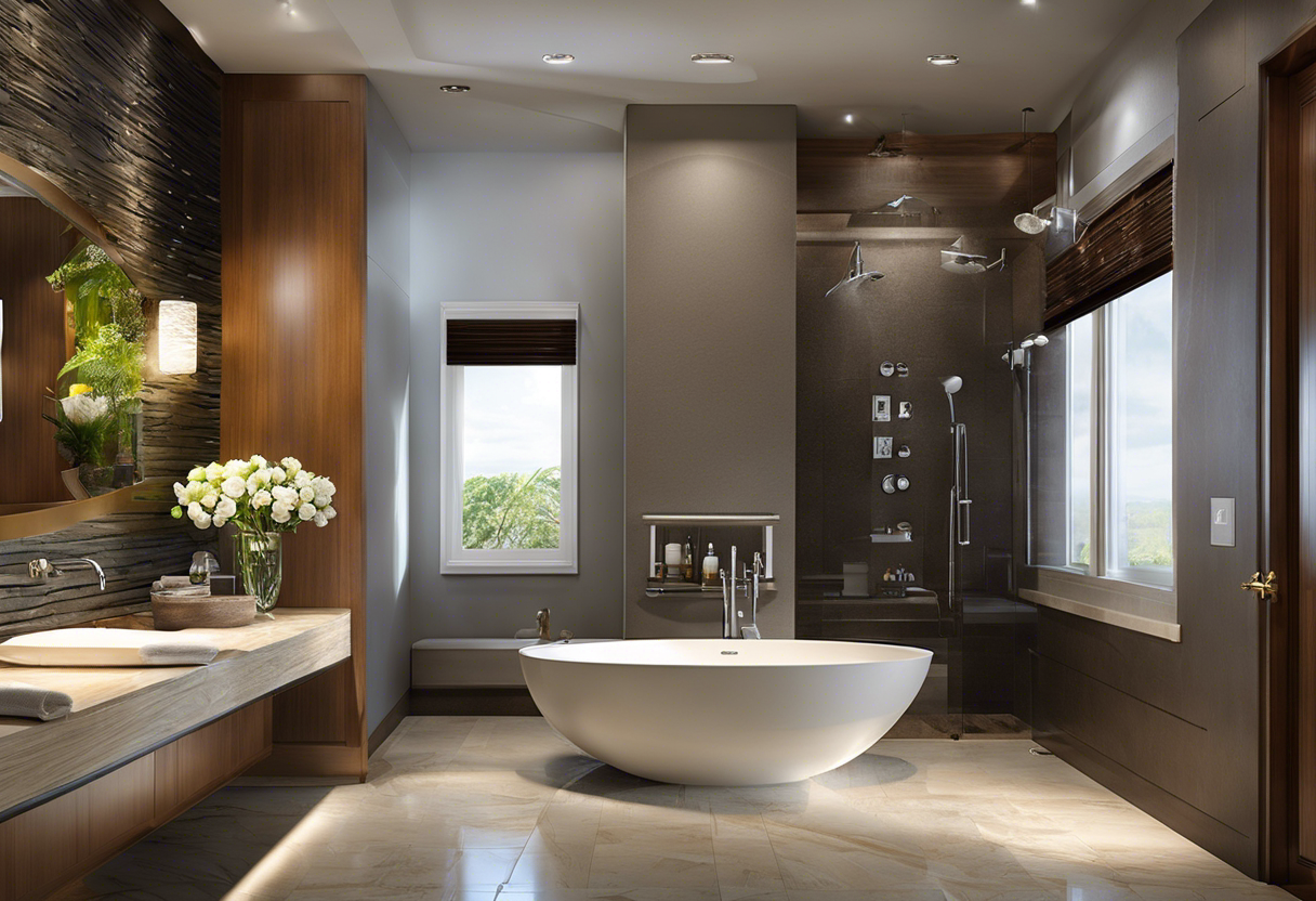 An image that captures the essence of ultimate relaxation in a bathroom